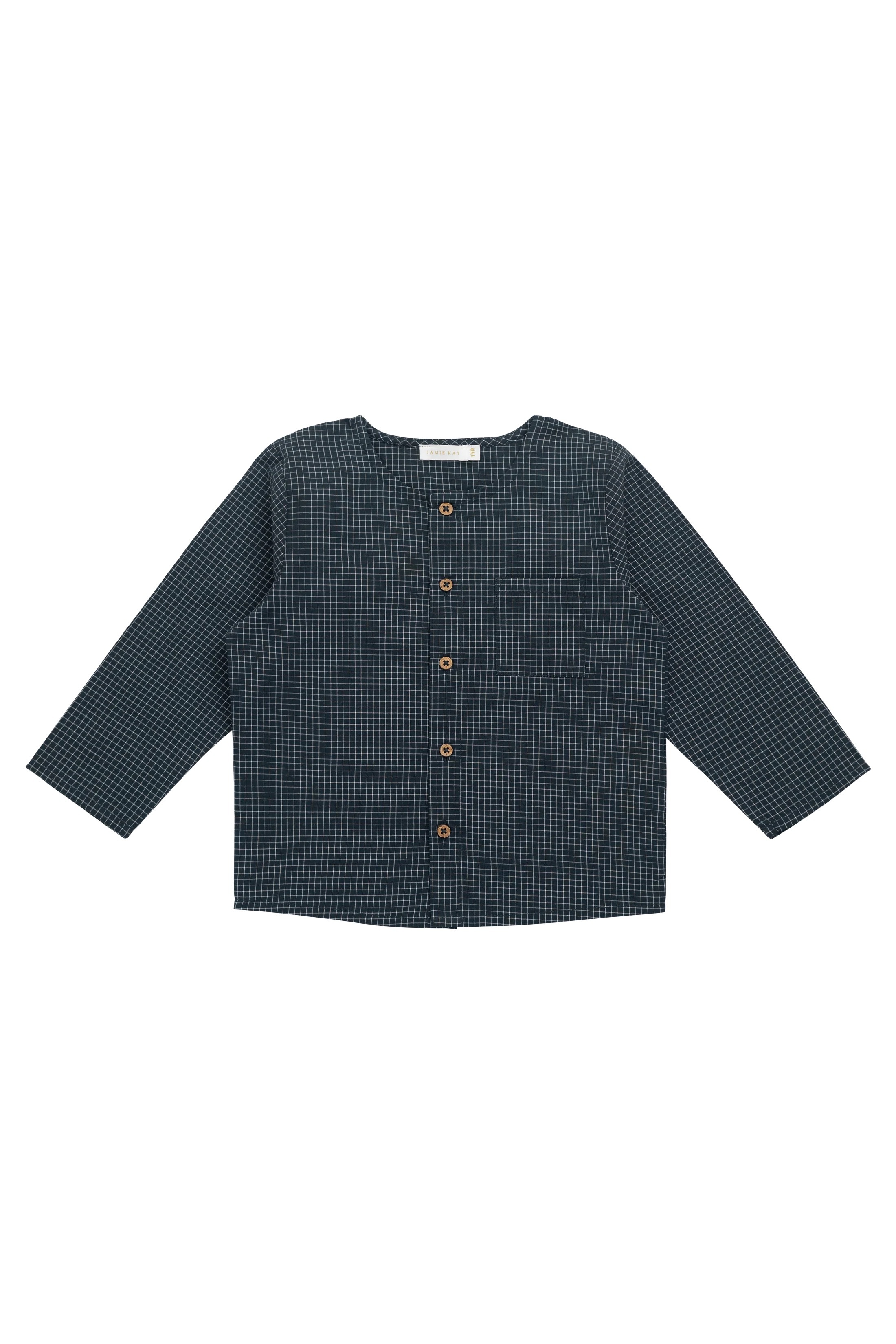 【預購】JAMIE KAY -Organic Cotton Albie Top（Forest Grid）