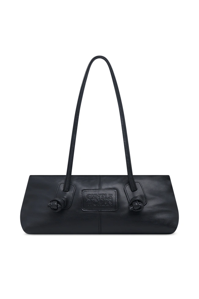 Gentle Woman PU Slinky Bag(Black)