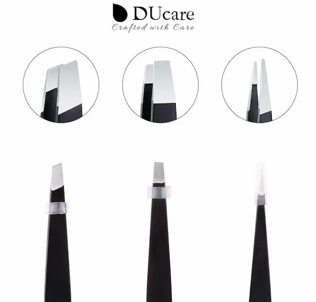 Eyebrow tweezer (Black) 3pcs/set