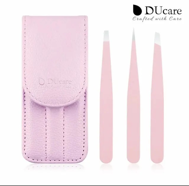 Eyebrow tweezer (Pink) 3pcs/set