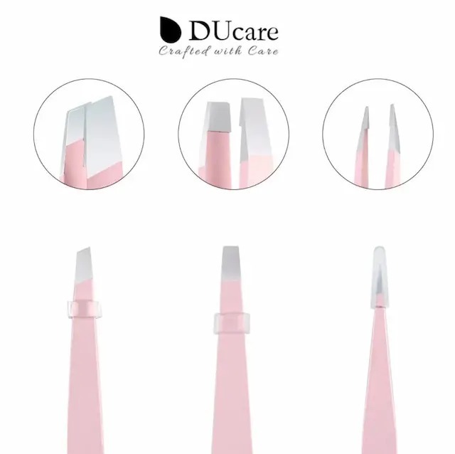 Eyebrow tweezer (Pink) 3pcs/set