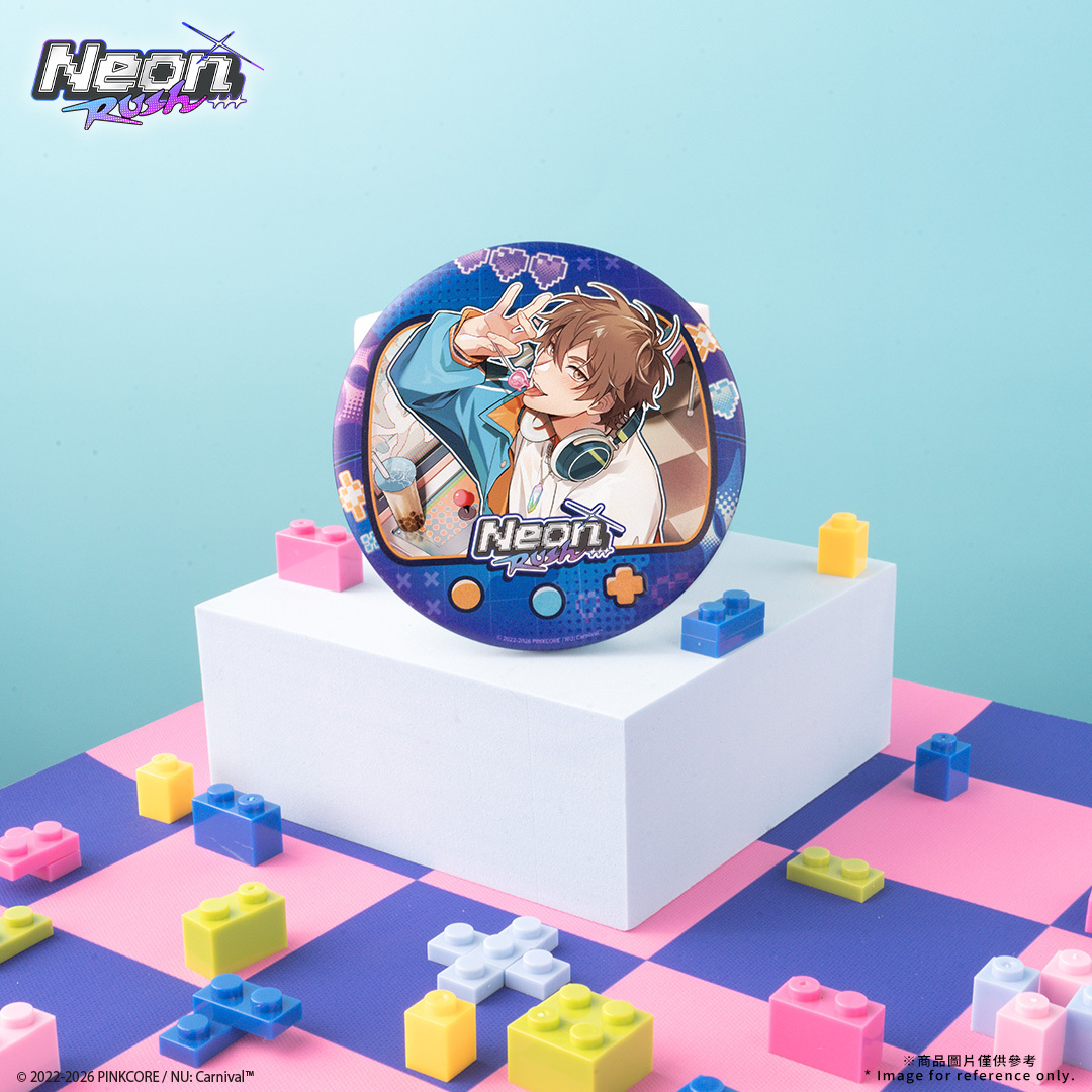Neon Carnival -Neon Rush- ビッグエンボス缶バッジ
