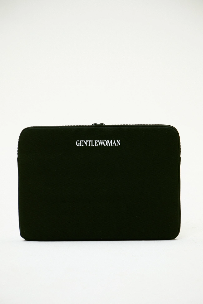 Gentle Woman Black Laptop Sleeve