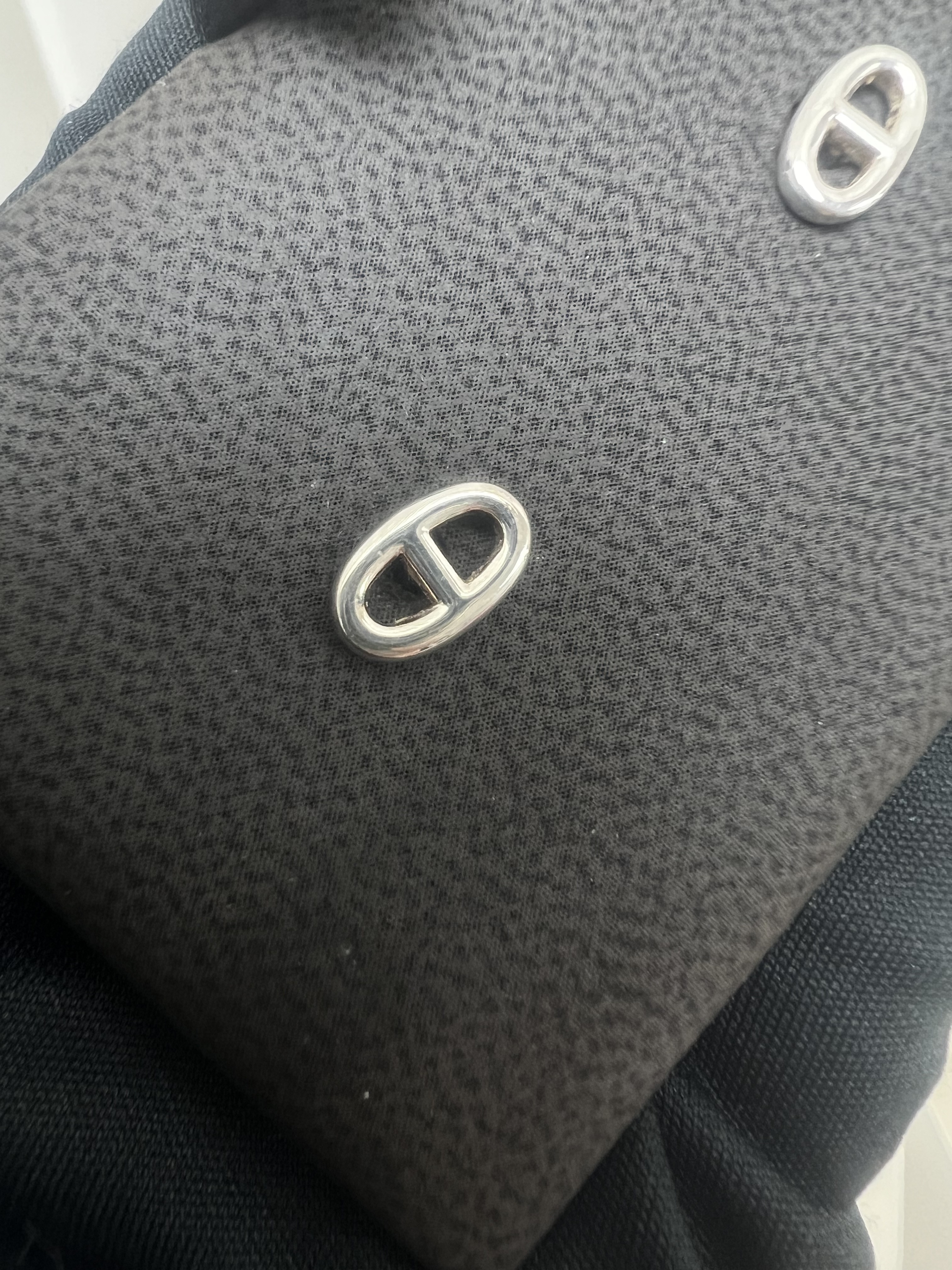 Hermes farandole earrings silver 豬鼻銀耳環