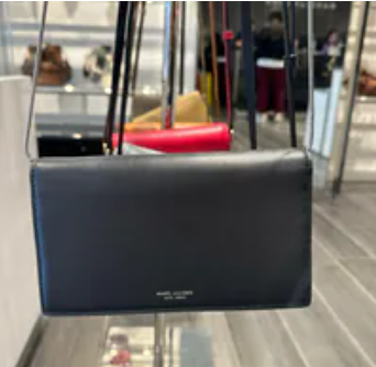 [S] MARC JACOBS BLACK S173L03FA22-001 LEATHER SLIM 84 SLG THE MINI BAG, 196611009164 (SMJ630)