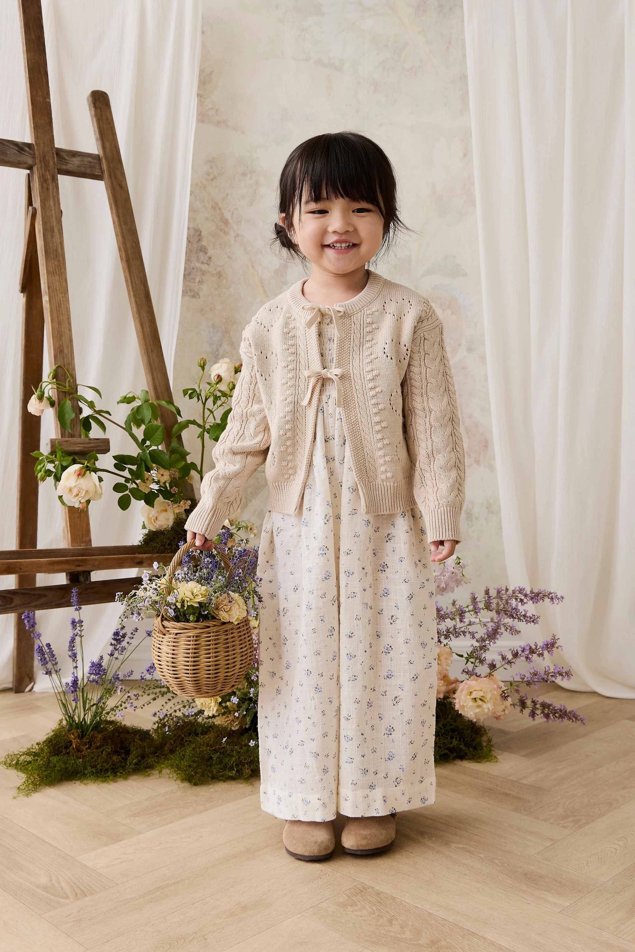 【預購】JAMIE KAY -Josephine Cardigan（Light Oatmeal Marle）