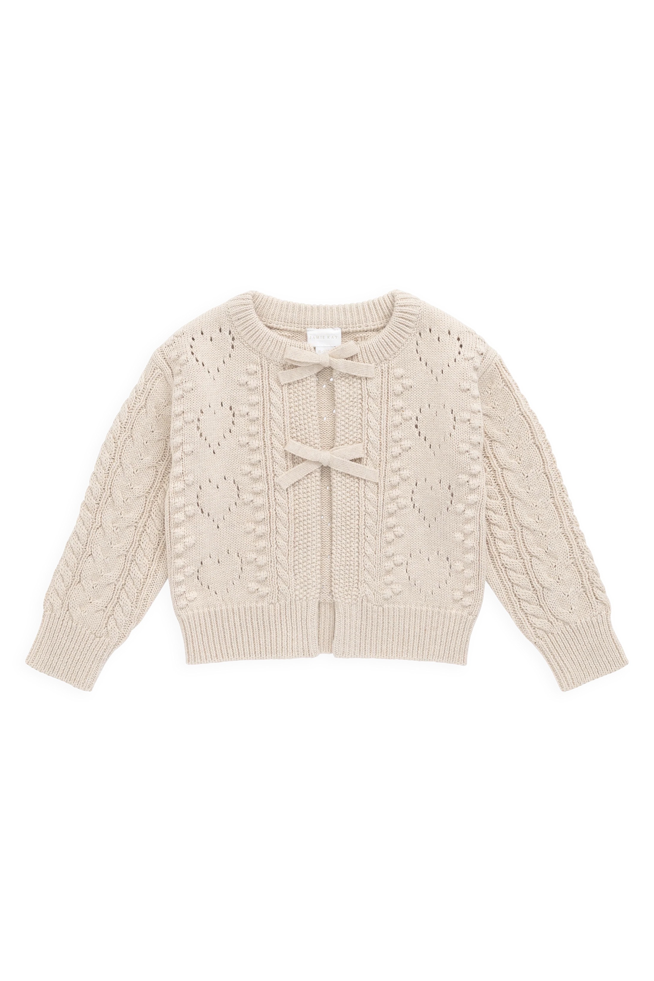 【預購】JAMIE KAY -Josephine Cardigan（Light Oatmeal Marle）
