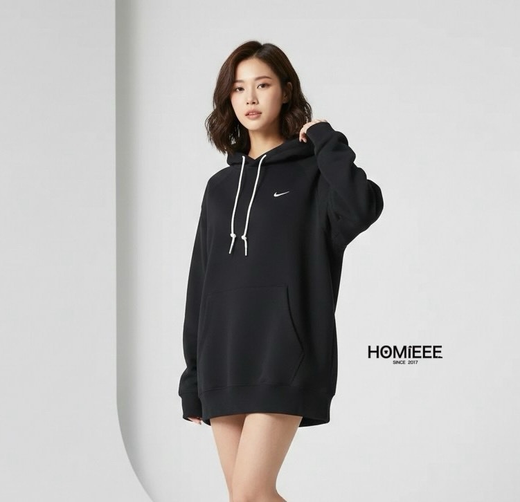 Nike Swoosh Crew 衛衣 帽T 厚磅 刷毛 黑色 灰色 [DX1362] [DX1356]