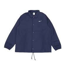Nike Coach Jacket 夾克 教練外套 經典 刺繡 深藍 [FD7844-410]