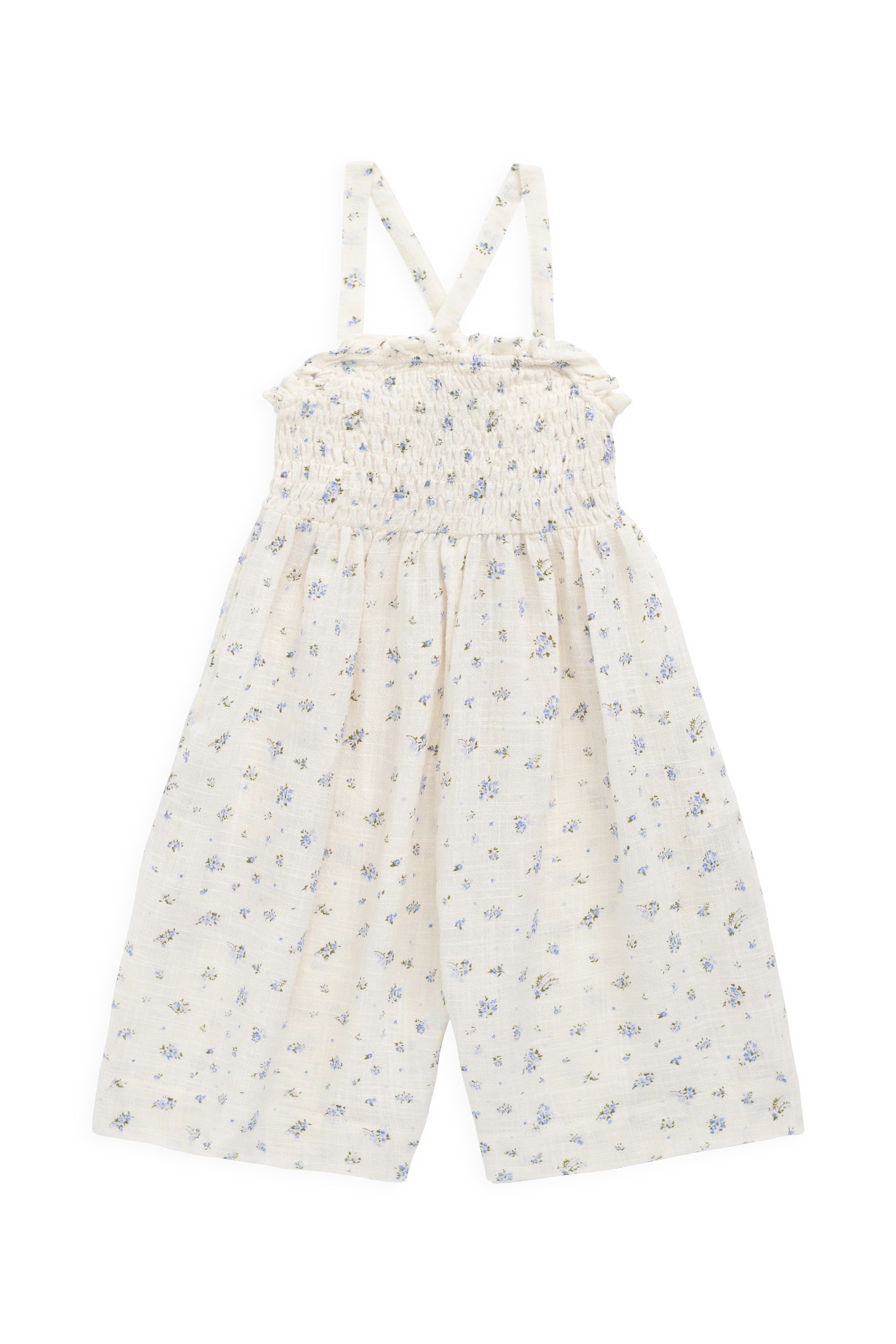 【預購】JAMIE KAY -Organic Cotton Arabella Jumpsuit （Juniper Fields Blue）