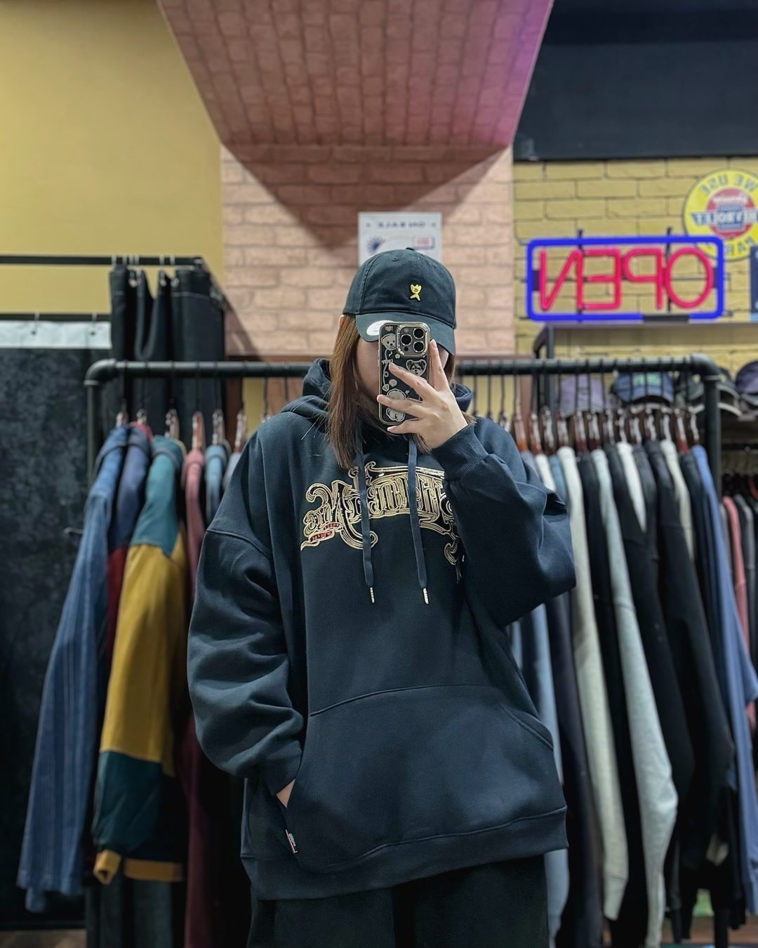 CHICANO西海岸加絨連帽TEE