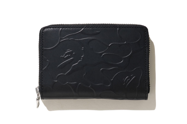 2026SS BAPE A BATHING APE SOLID CAMO COIN CASE 迷彩 皮革 壓紋 皮夾 包包 現貨 1G30-182-010