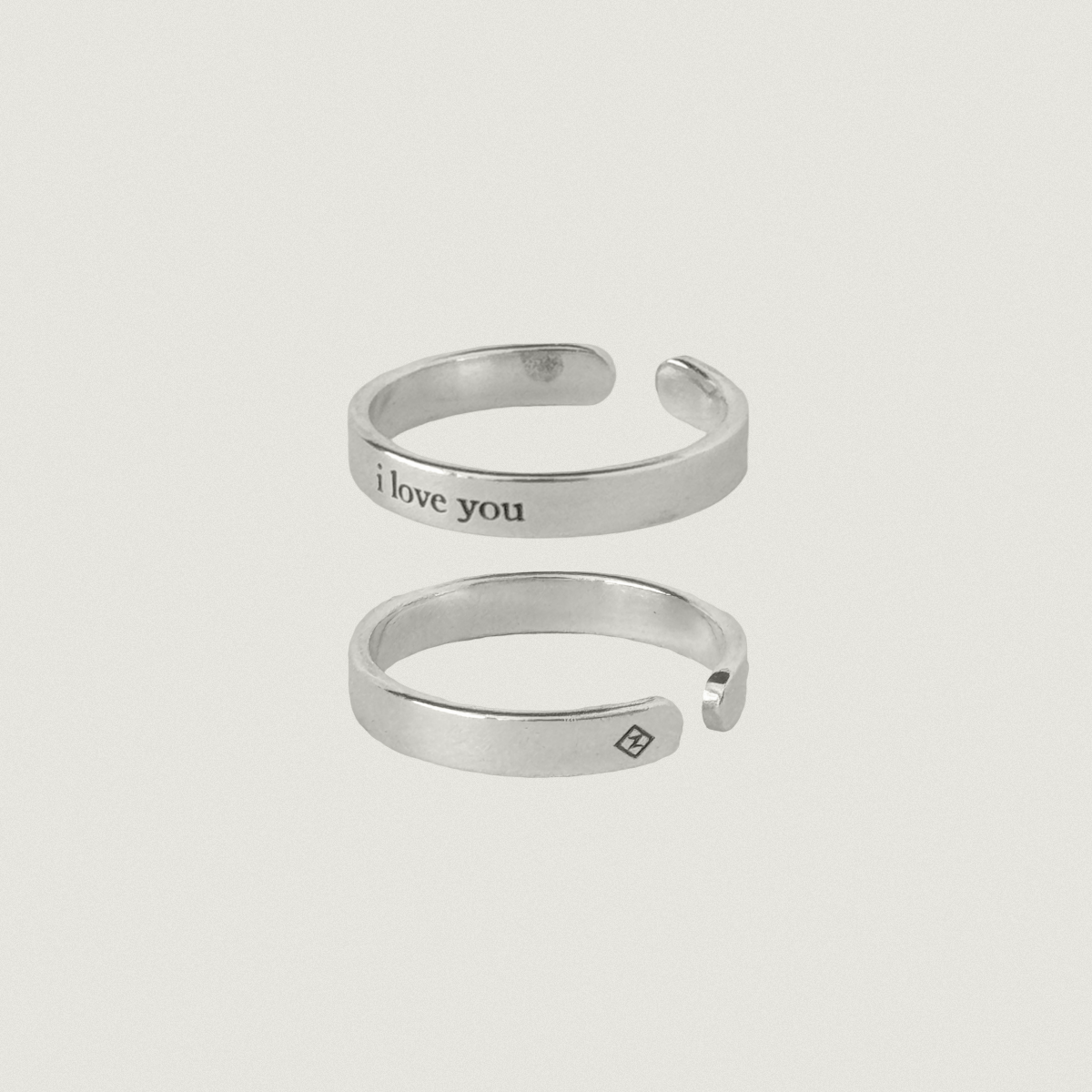 ZHU - 文字開口戒