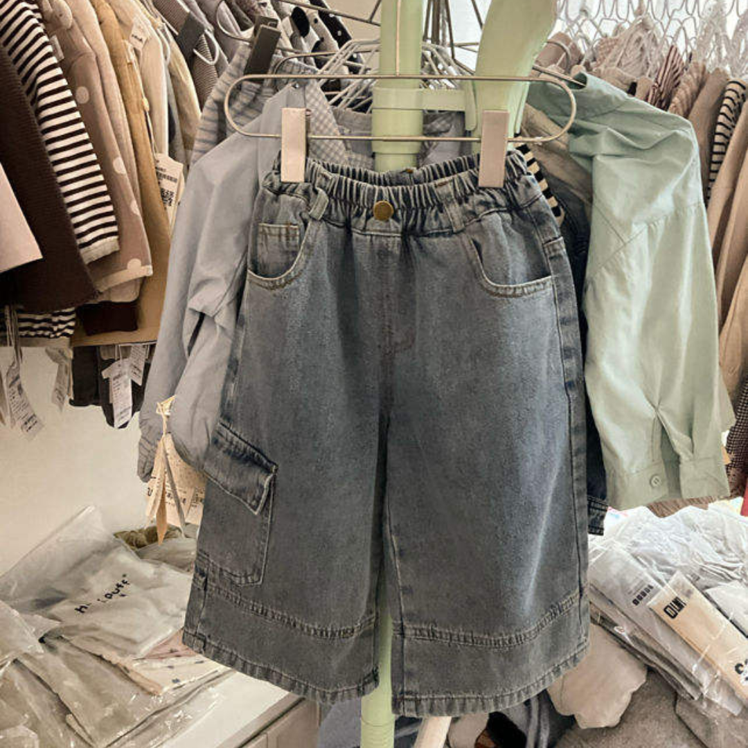 26春 寬版大口袋牛仔褲