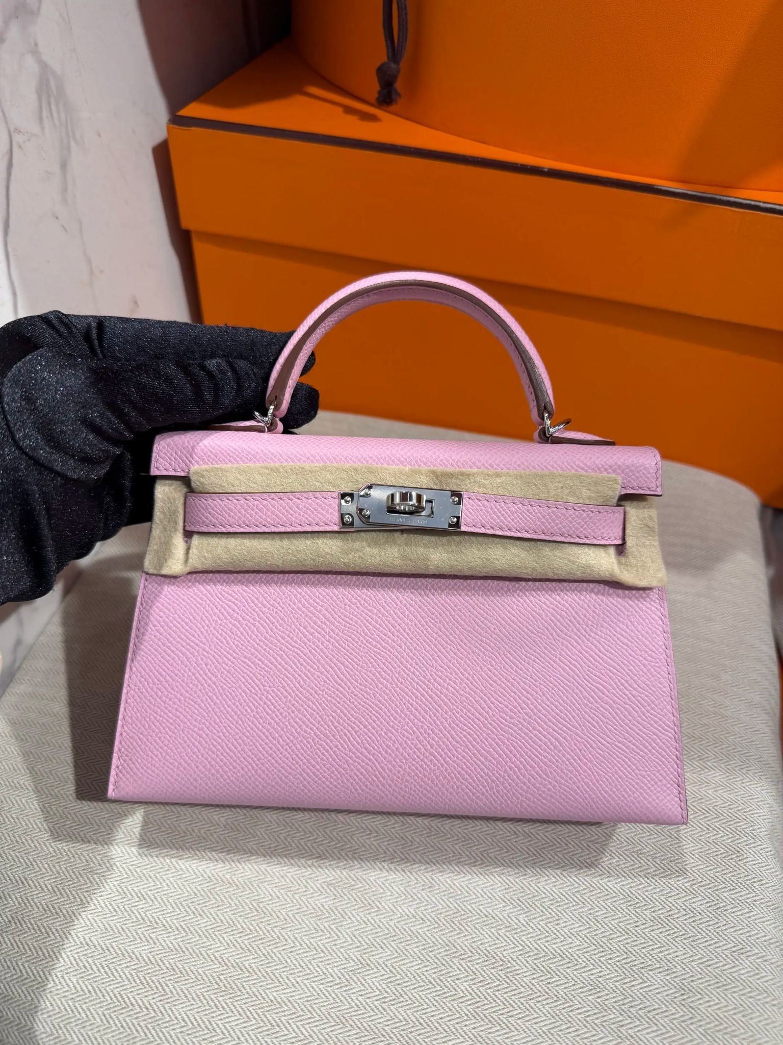 Kelly mini II X9 mauve sylvestre ck epsom K