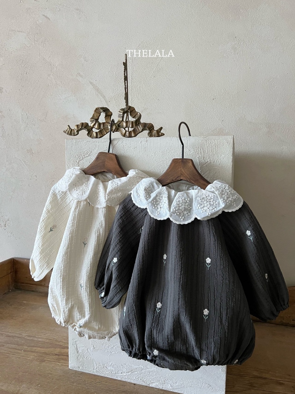 正韓春lalla 嫩嬰小白花包屁衣