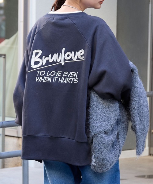 日本🇯🇵連線 MONO-MART 刺繡側開衩抓絨內襯寬鬆衛衣 兩面可穿 Oversized 男女可穿 復古 寬鬆 落肩 長袖 休閒 5色(任買兩件711免運)/預購