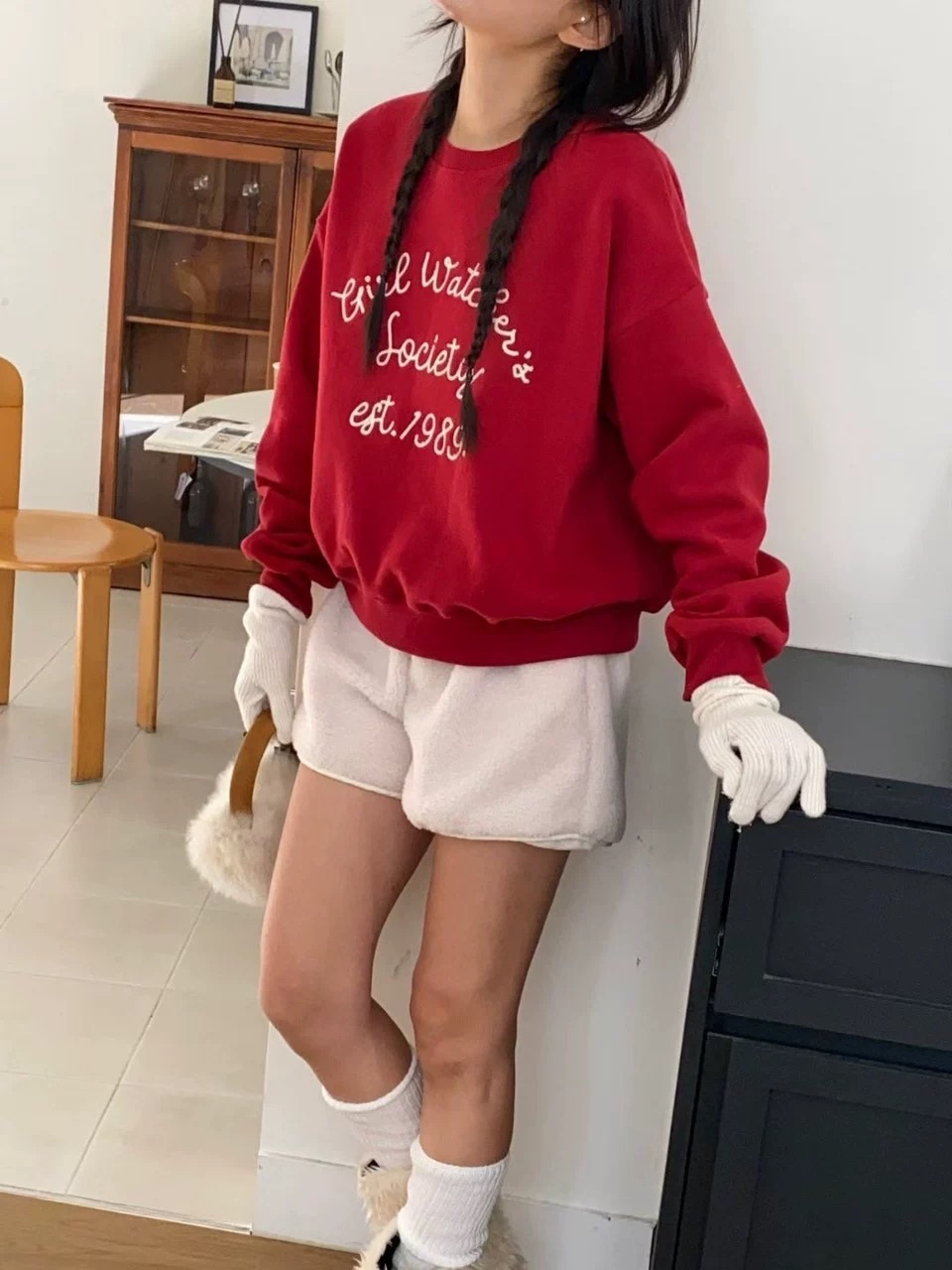 新年限定 回饋系列🧧 Scribbled embroidery sweater