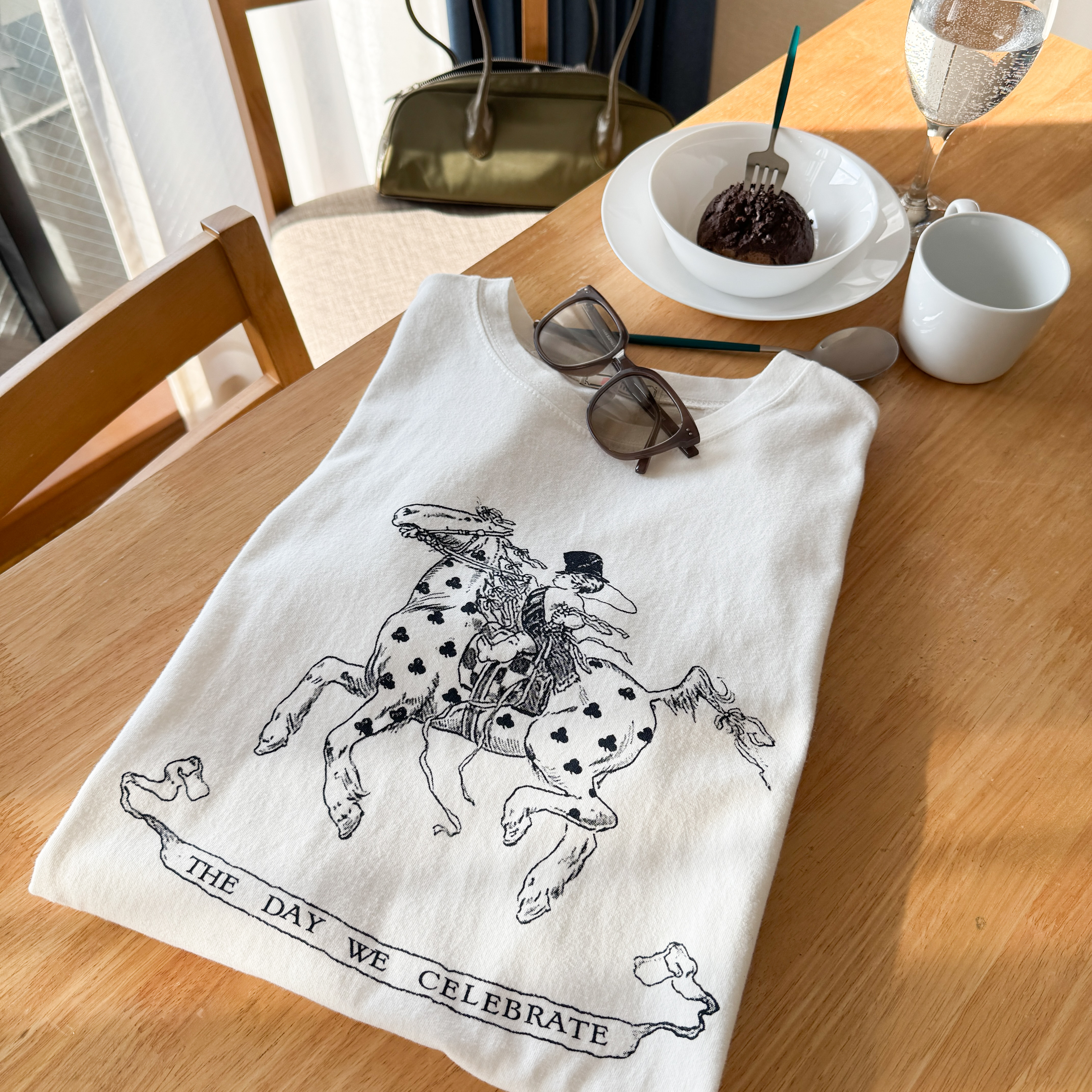 Poker house print tee