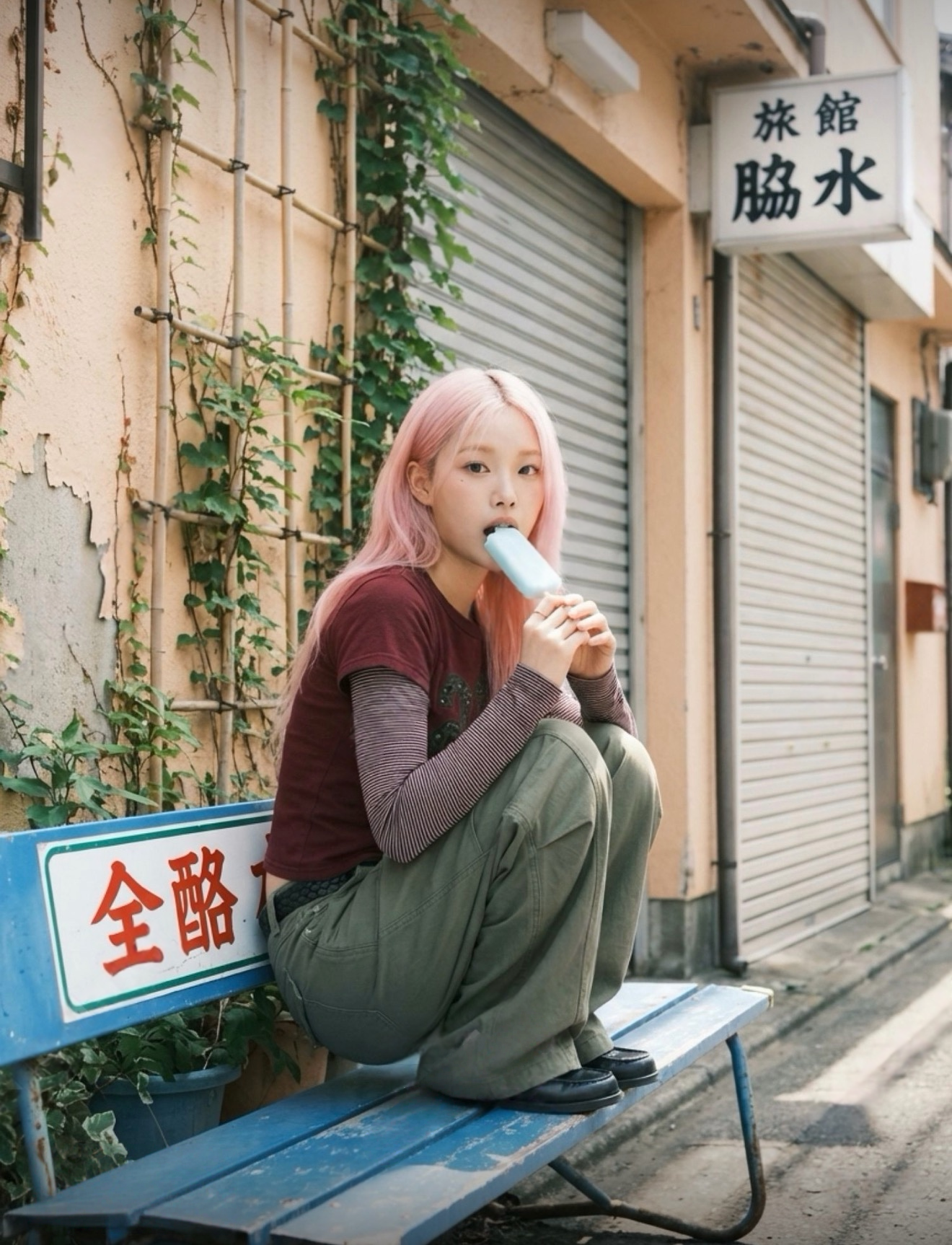 （7月韓國連線）T1237｜韓妹人手一件No.23豹紋橫間假兩件長袖T 🎧ྀི♪⋆.✮