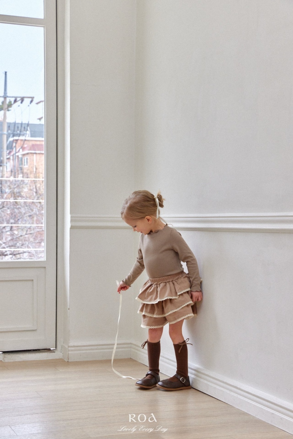 正韓春ROA 三色內搭捲捲上衣