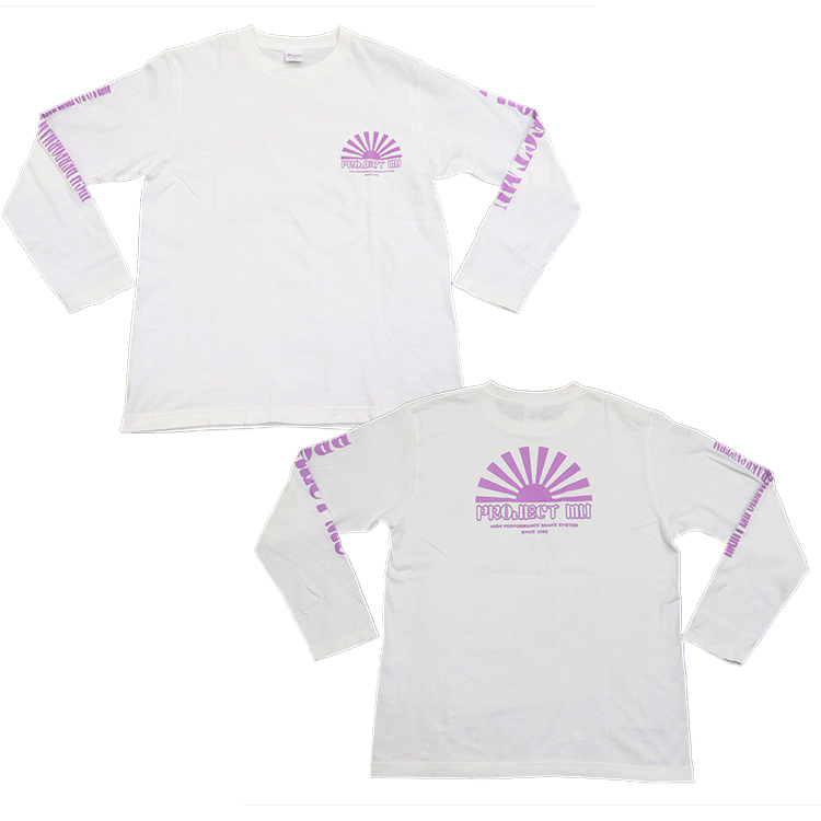PROJECT MU 白色長T 長袖T恤 T-SHIRT