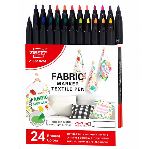 Fabric Markers - 12pcs Textile Pens