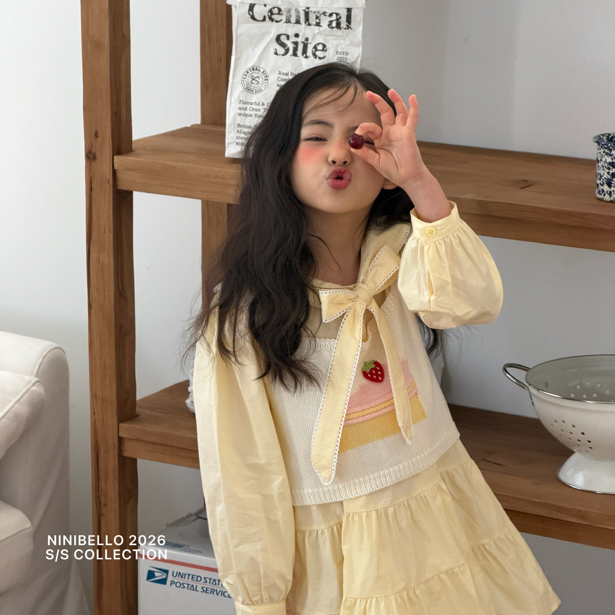 90-120 蛋糕針織背心 2色