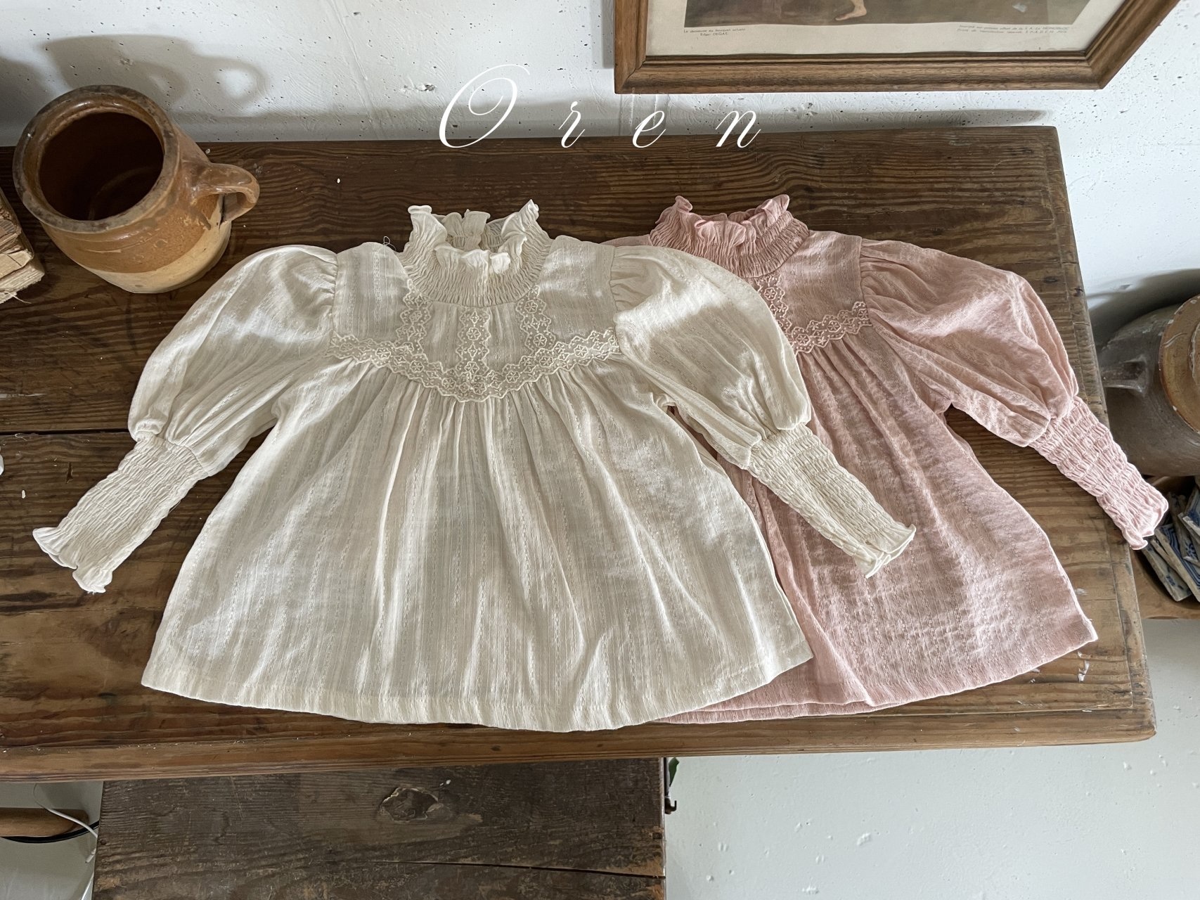 Oren Julie Smoke Blouse