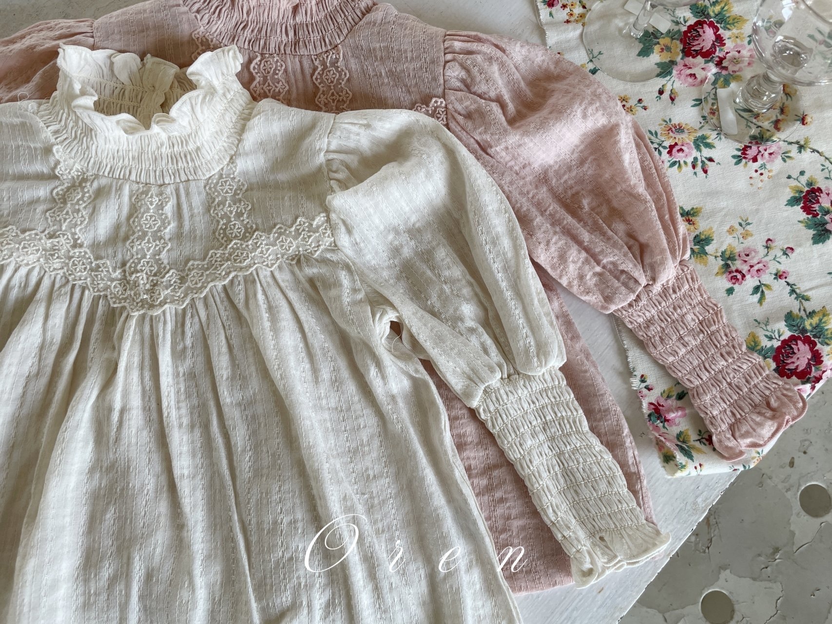 Oren Julie Smoke Blouse