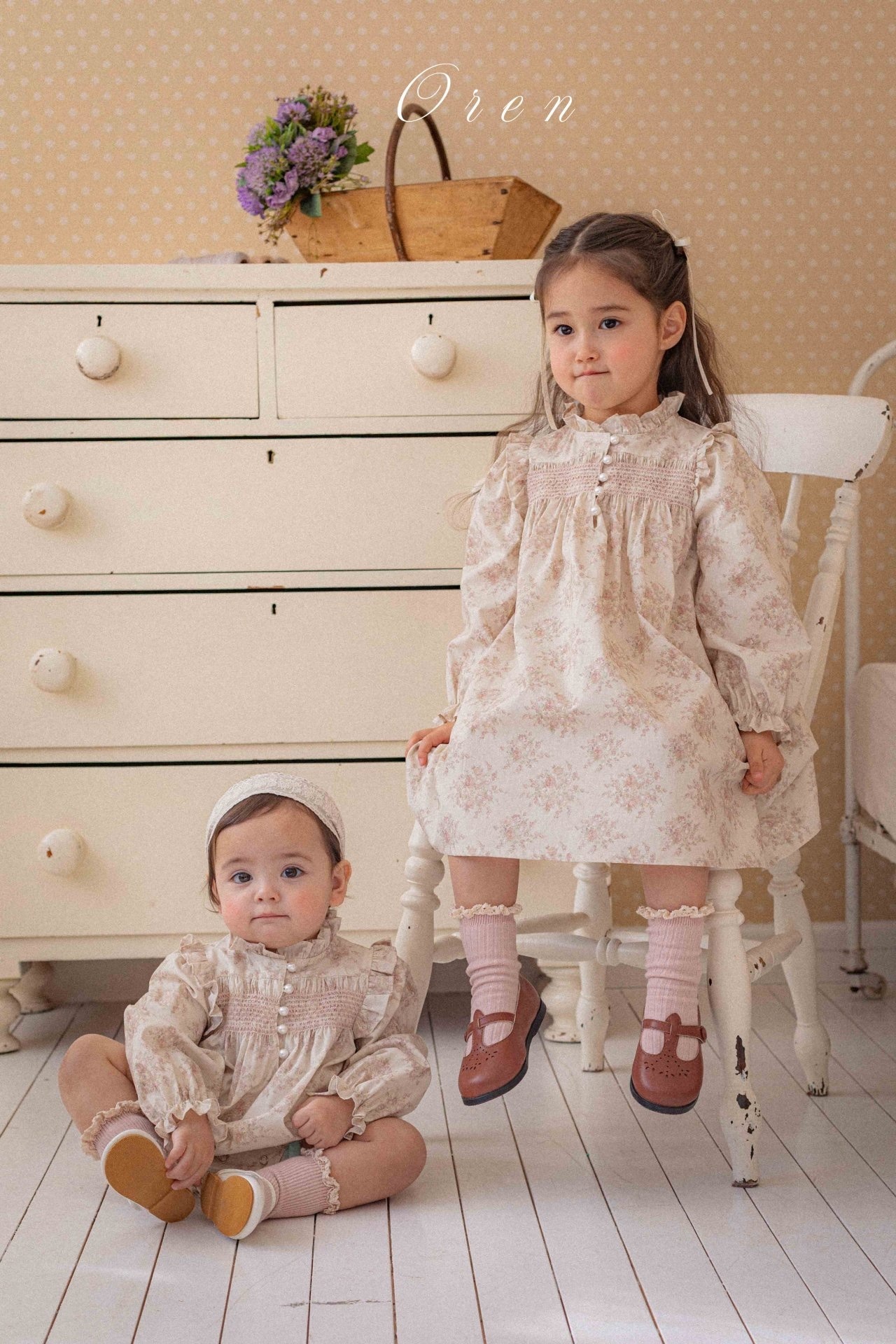 Oren Ellie Flower Smoking Suit｜One-piece