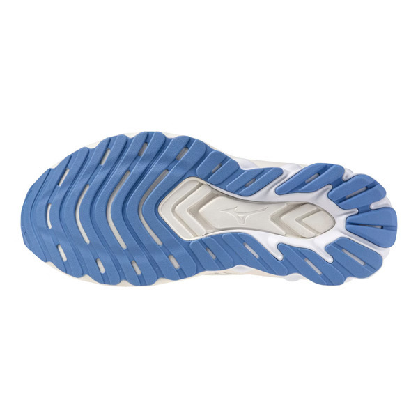 Mizuno 美津濃 Wave Skyrise 7 J1GD260922 女 慢跑鞋 輕量 避震 日常 跑鞋 米 藍