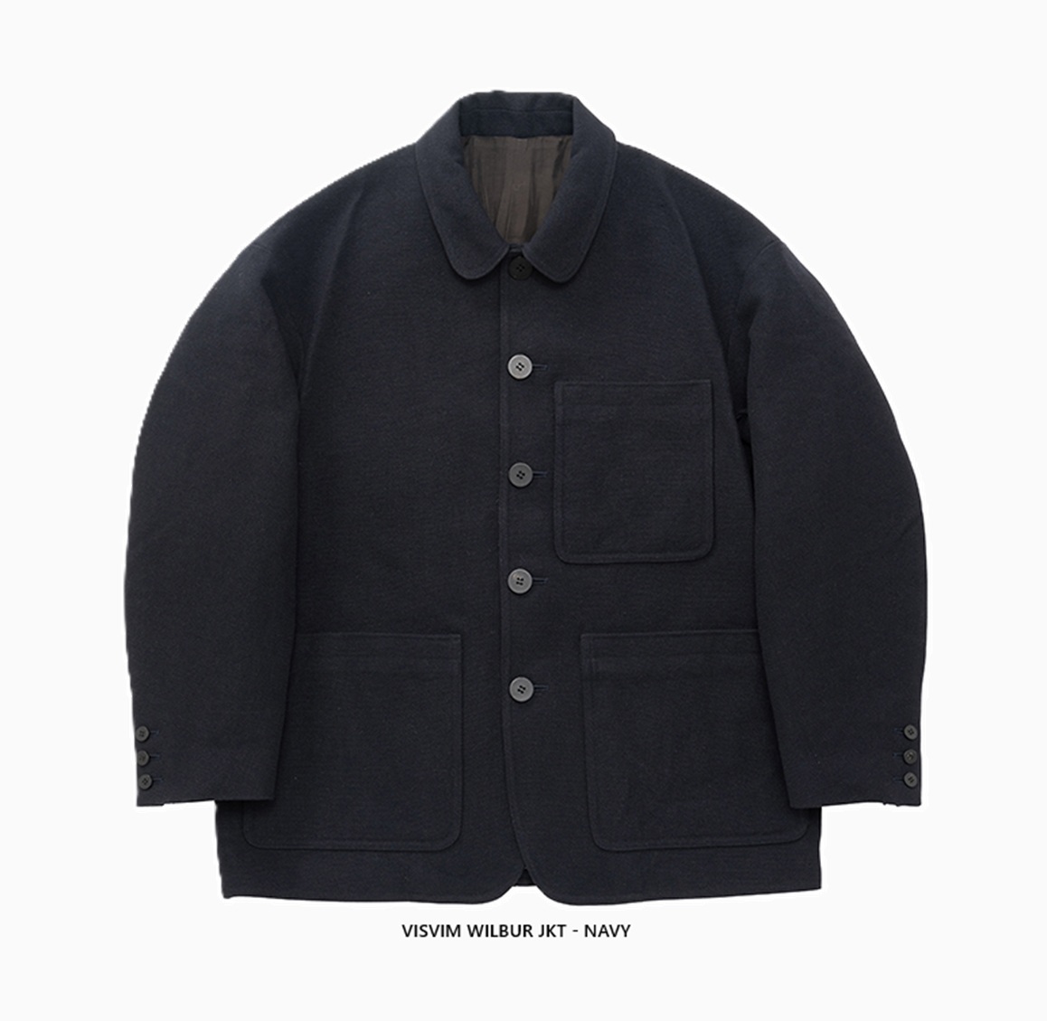LAST PCS: VISVIM WILBUR JKT - NAVY SIZE 5 PRE ORDER ITEM (預訂中)