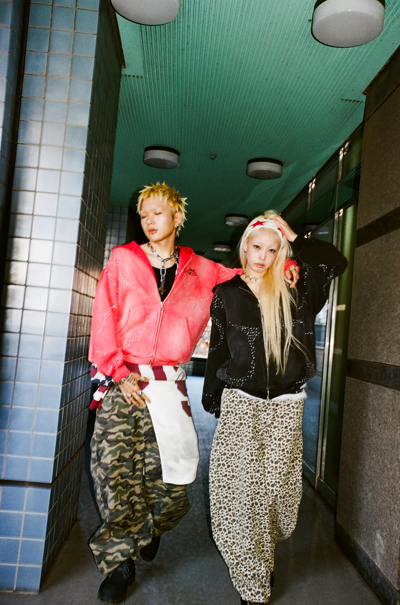 Bullet Logo Rhinestone Zip Hoodie