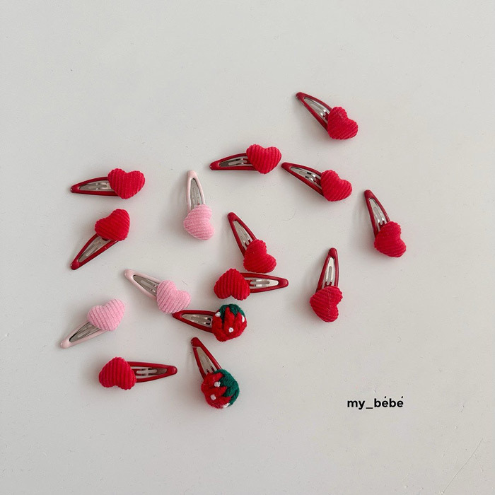 正韓春My bebe 三色可愛療育髮夾