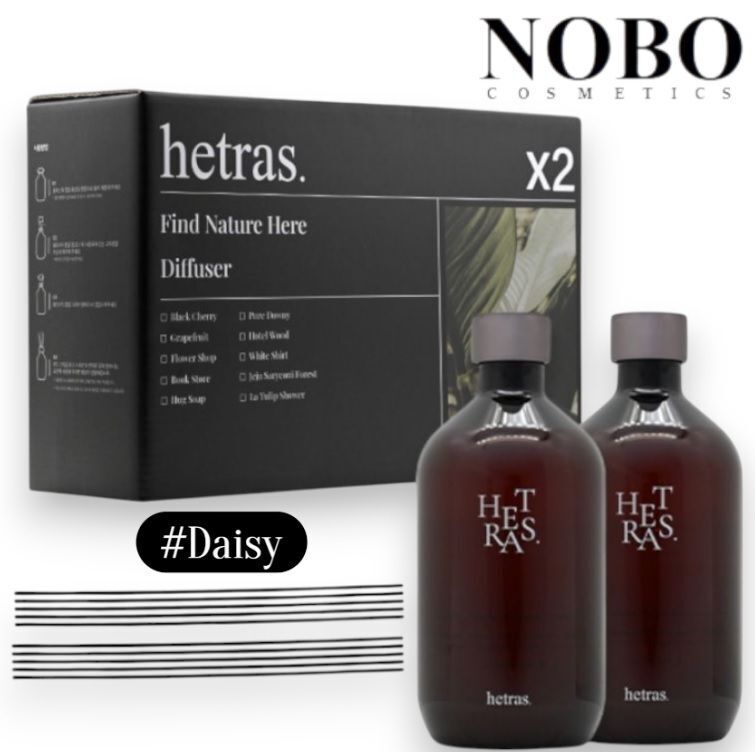 韓國人氣香氛 - 室内高級擴香瓶 #Daisy [雛菊香] 禮盒二件庄 (500+500ml) (平行進口)