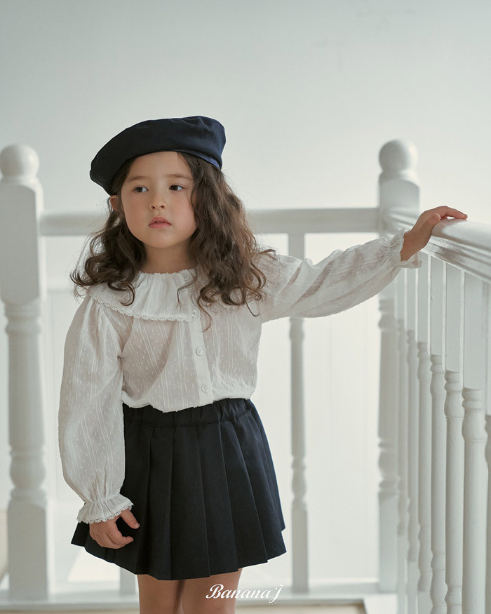 正韓春Bananaj 翻領泡泡上衣