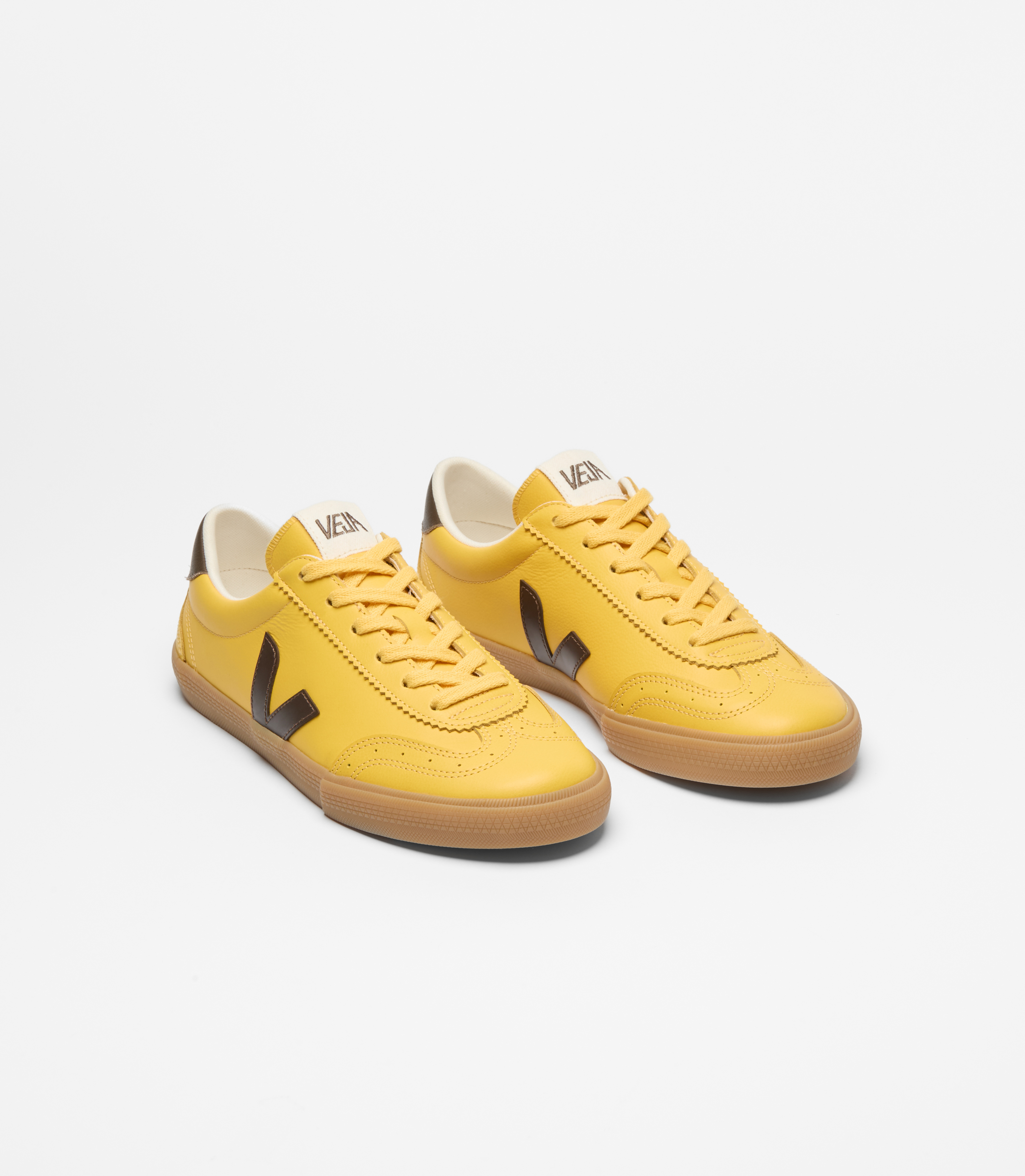 VEJA 復古休閒鞋｜Volley  (黃/黑)