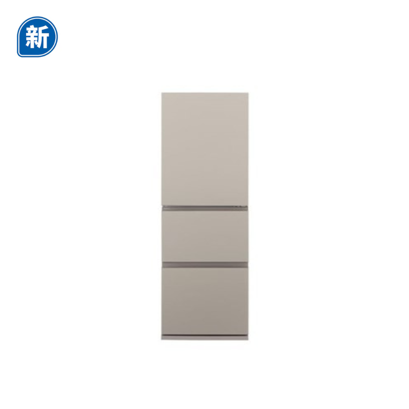 Panasonic 樂聲牌 NR-C341H-C3 ECONAVI智慧節能三門雪櫃 (大象灰)