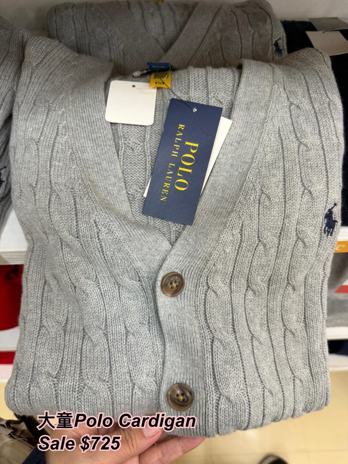 260129 Polo 男大童灰色外套 XL size