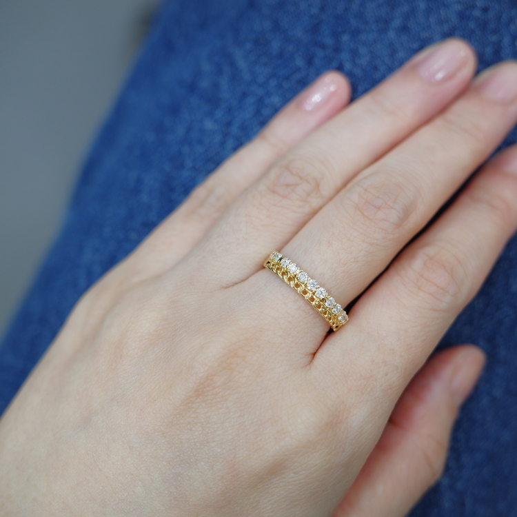 「光感層次系列」鑽石戒指