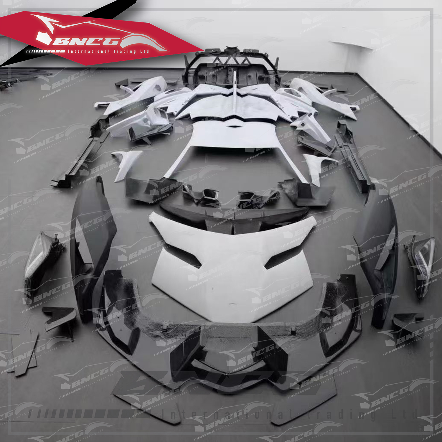 藍寶堅尼 Aventador 大牛 改裝 Venom 毒藥 乾碳纖維 纖維玻璃 外觀件 大包 空力套件