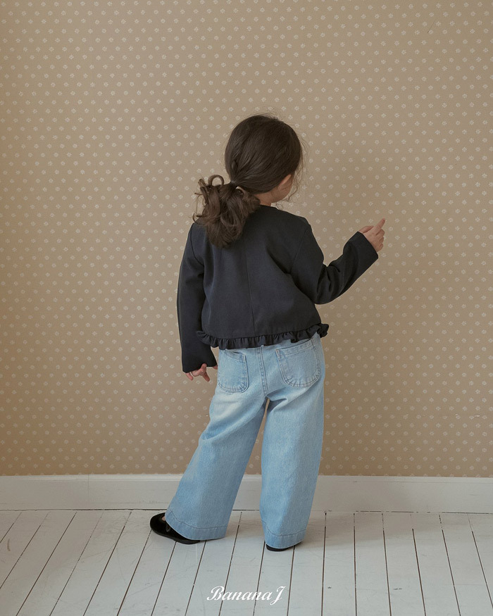 正韓春Bananaj 復古刷色原色牛仔褲