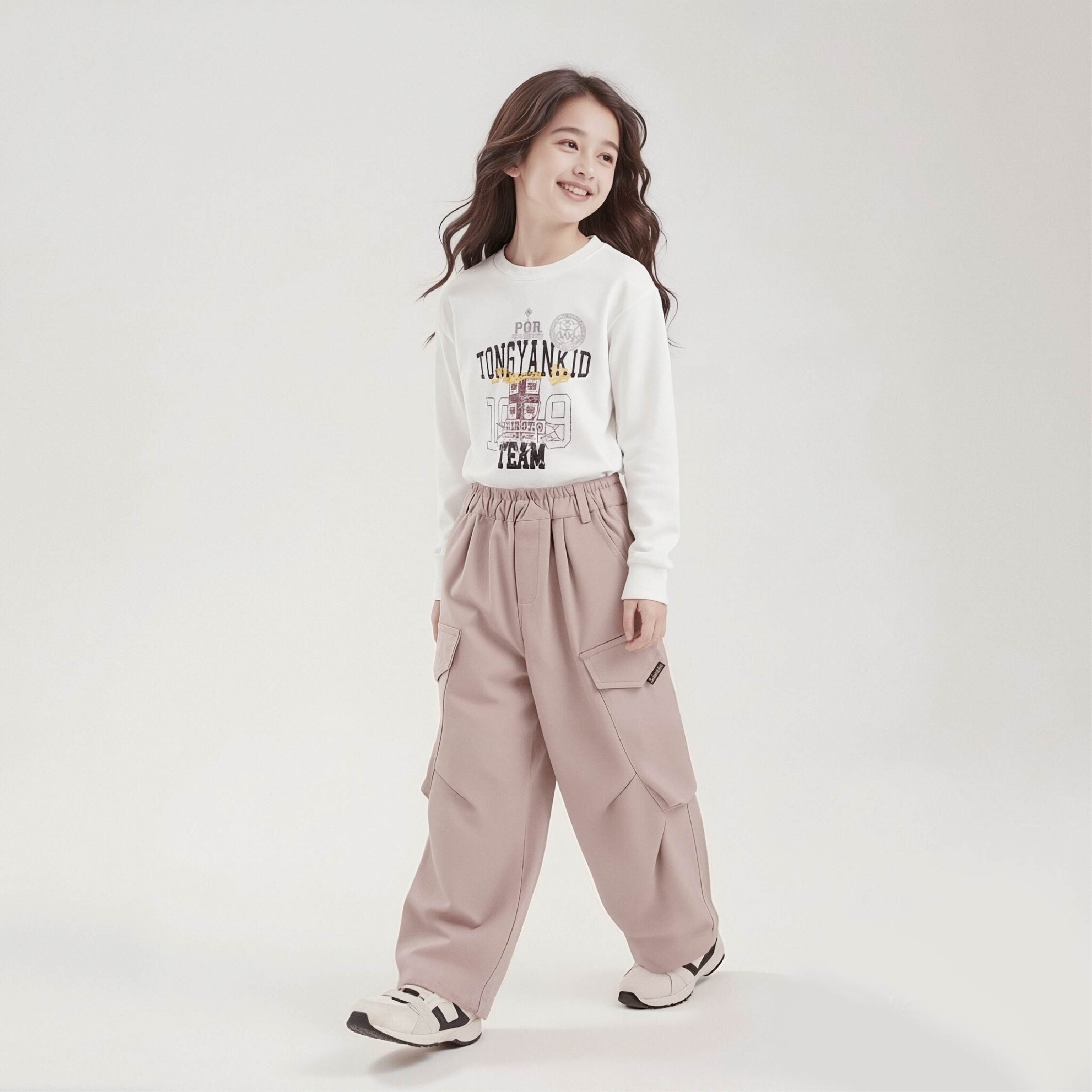 【H55776】質感造型口袋工裝休閒褲