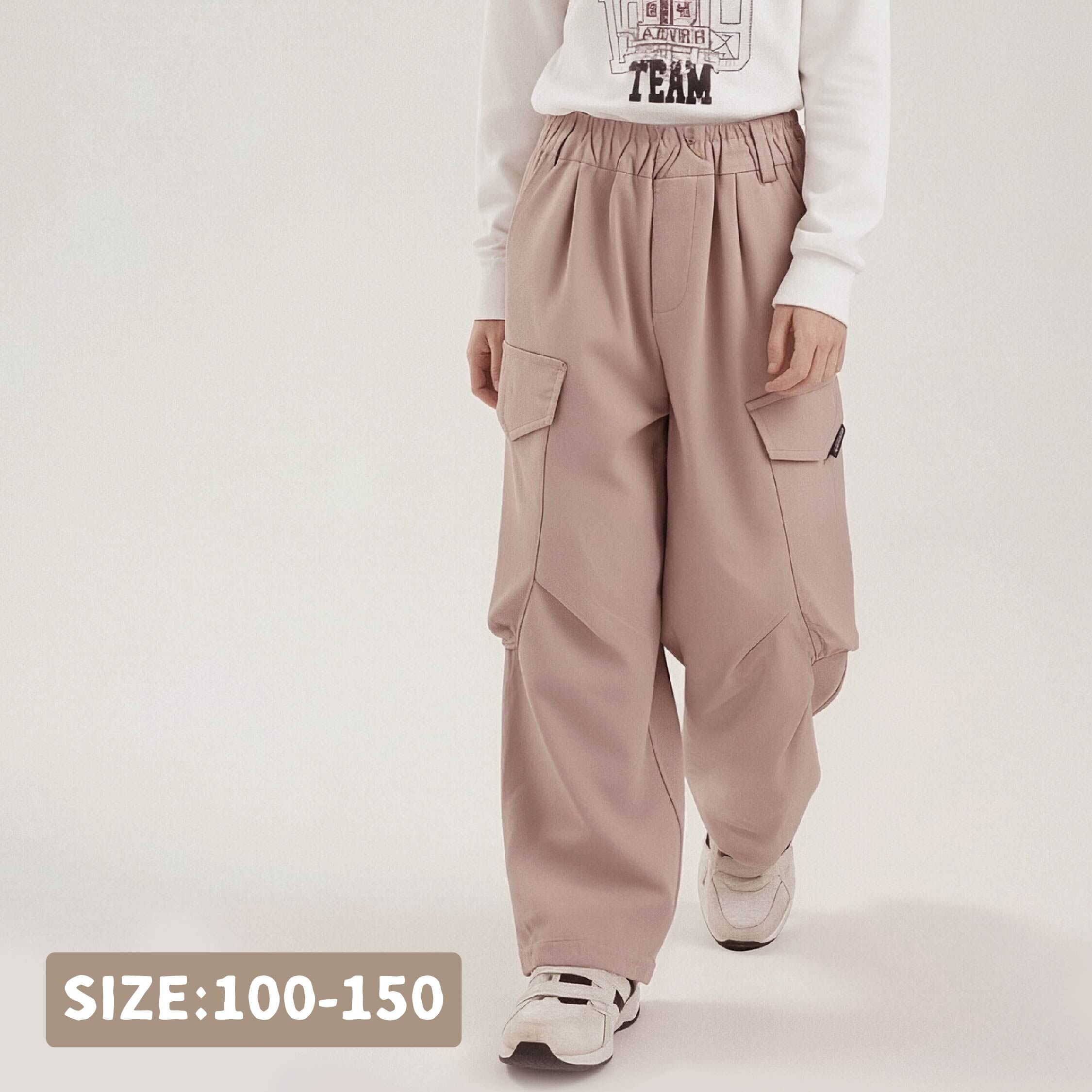 【H55776】質感造型口袋工裝休閒褲