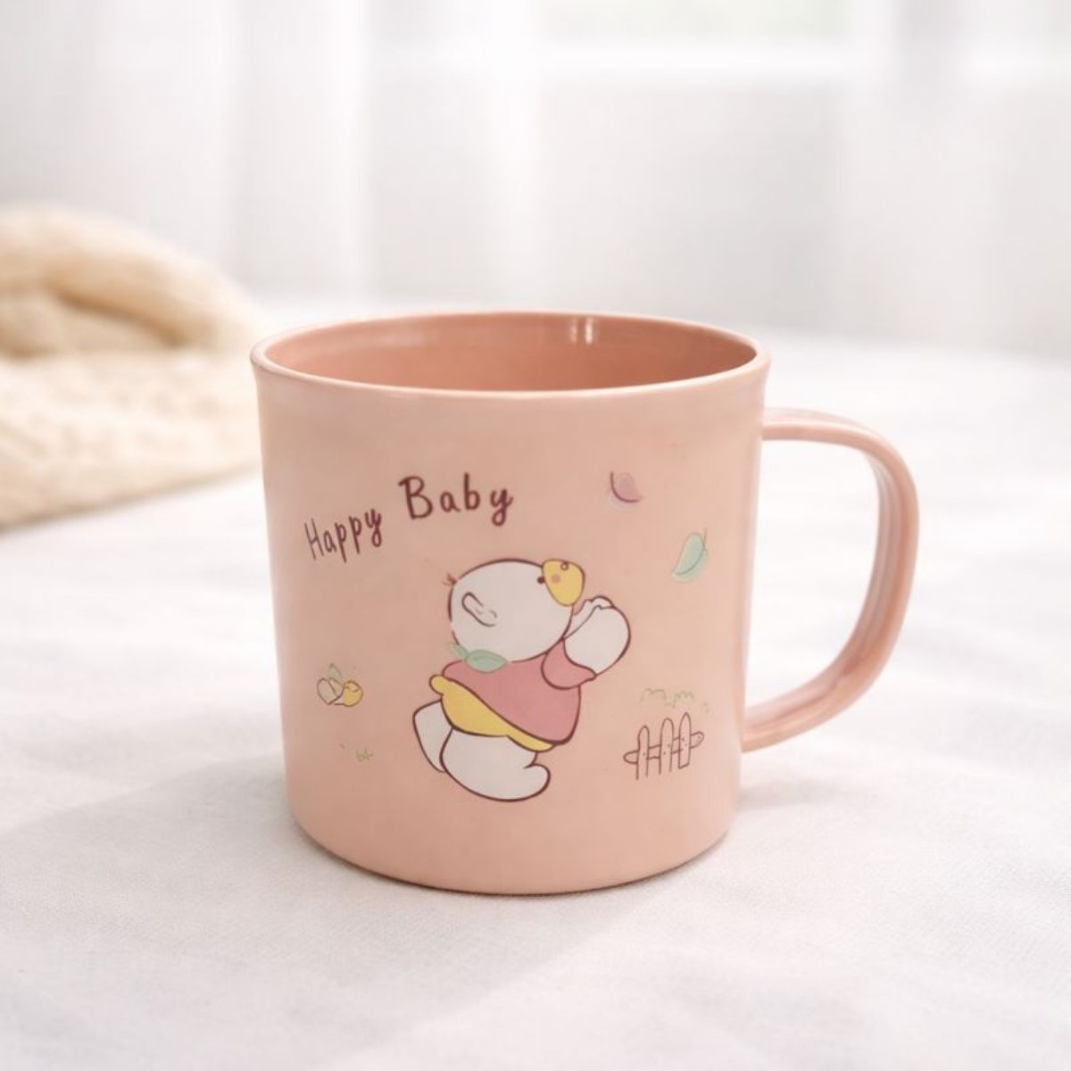 兒童可愛卡通漱口杯｜寶寶專用刷牙杯 幼兒洗漱杯 防摔輕量把手杯 兒童喝水杯 牙刷杯 浴室用品【輕鬆購五金百貨】