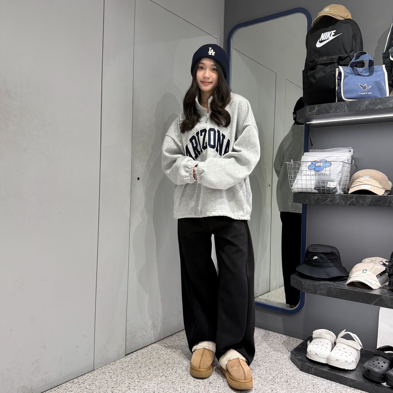 P-25078 鈕扣彎刀棉褲