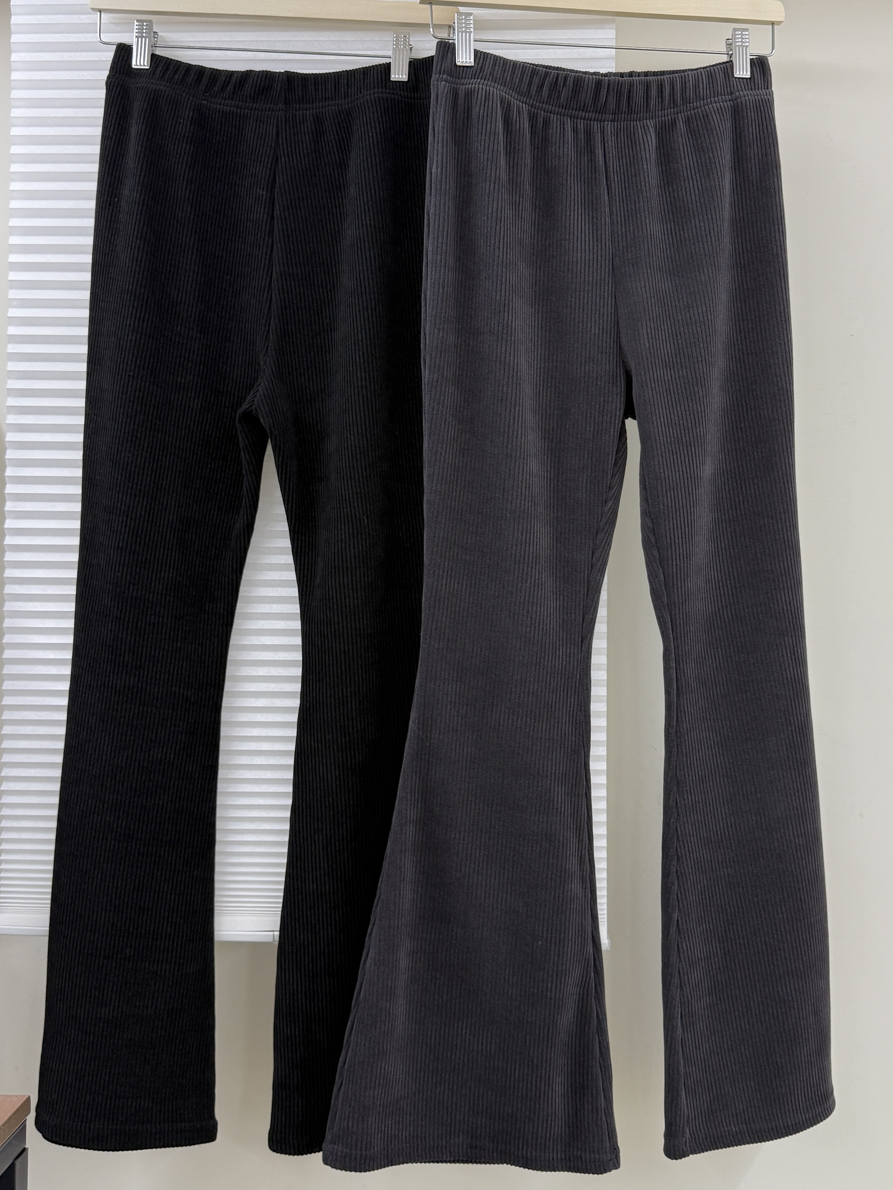 木綿絨顯瘦喇叭褲*3色