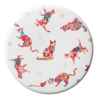 丸モ高木陶器 - 悠閒貓感溫杯蓋