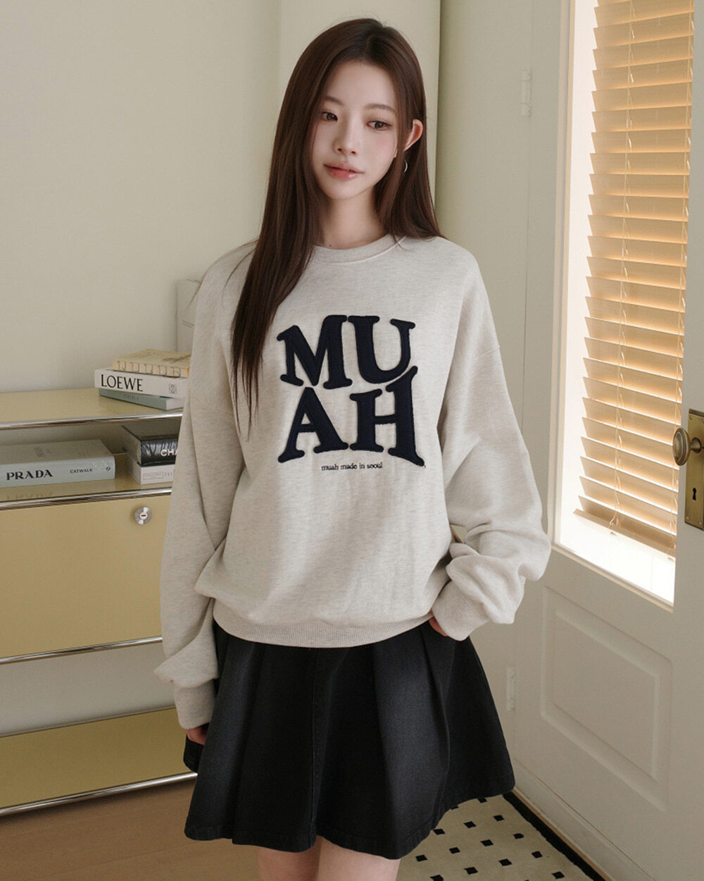 預訂｜MUAHMUAH MUAH APPLIQUE LOGO SWEATSHIRT
